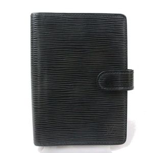 Authentic Louis Vuitton Black Epi Agenda